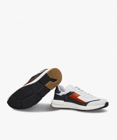Berluti Men's Pulse Canvas and Leather Sneaker - Image 4