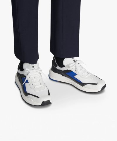 Berluti Men's Pulse Canvas and Leather Sneaker - Image 7