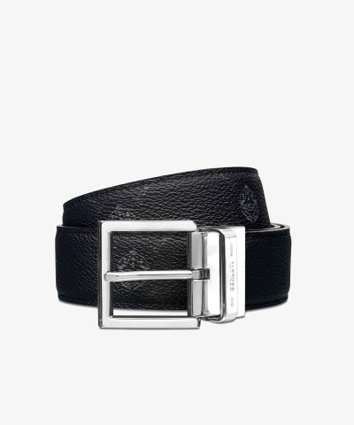 Berluti Signature Canvas and Venezia Leather 35 mm Belt-20256879