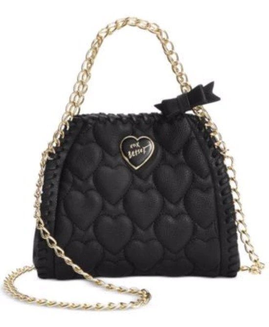 Betsey Johnson Mini Quilted Chain Handbag-20229045