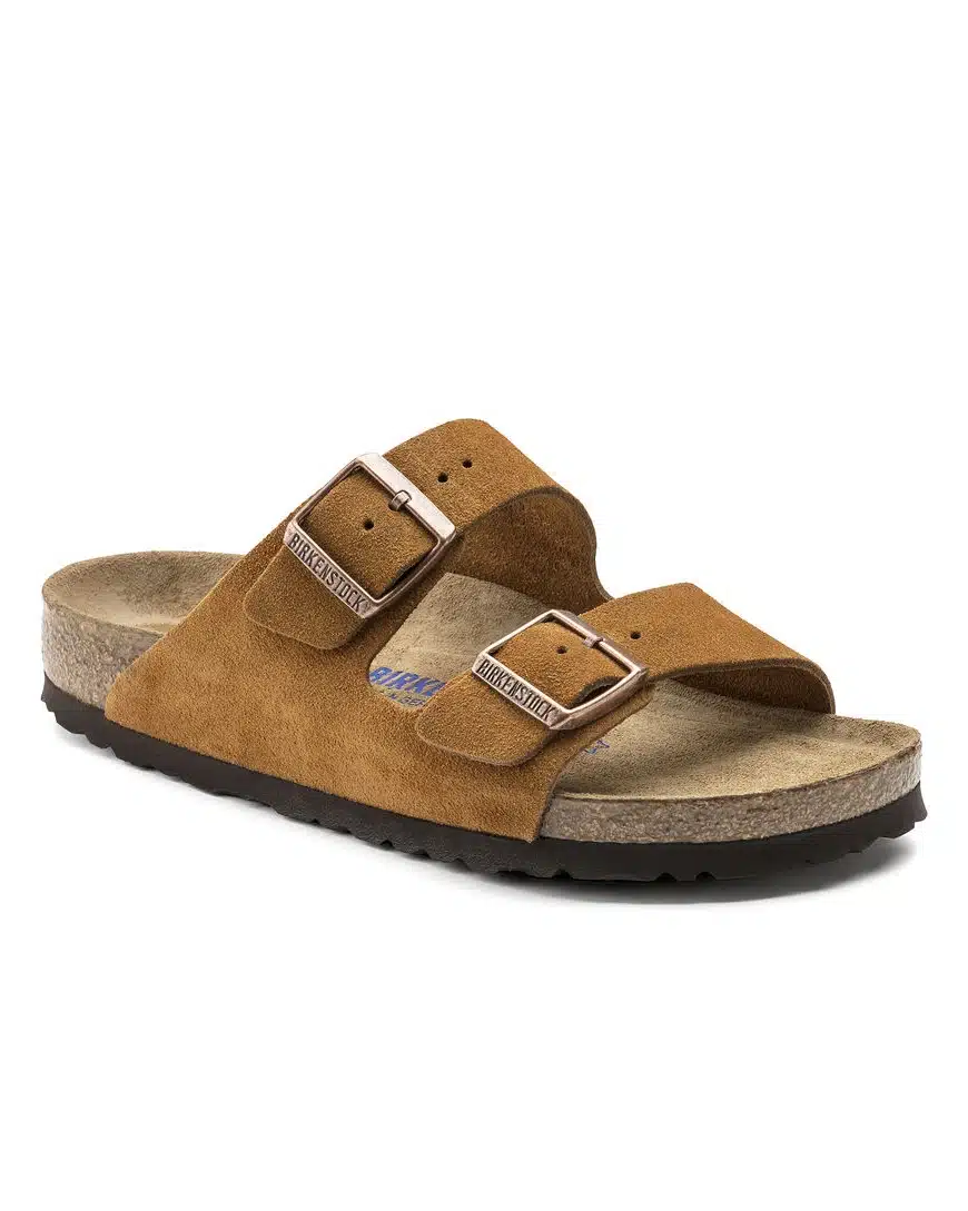 Alternative view of Birkenstock Arizona Soft Footbed Suede Leather Slides