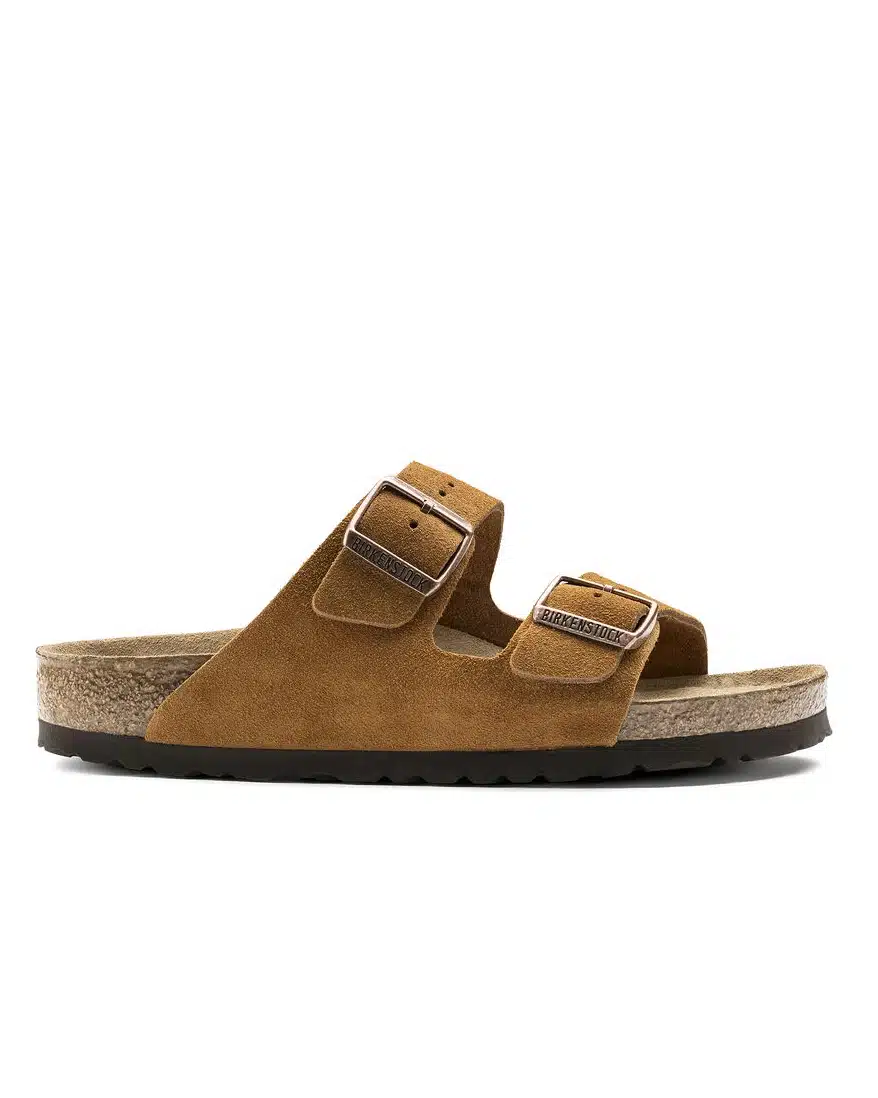 Birkenstock Arizona Soft Footbed Suede Leather Slides-20298466