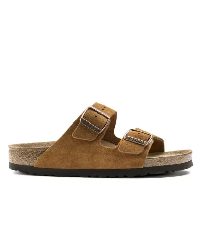 Birkenstock Arizona Soft Footbed Suede Leather Slides-20298479