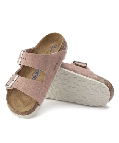 Birkenstock Arizona Soft Footbed Suede Leather Slides - Image 5