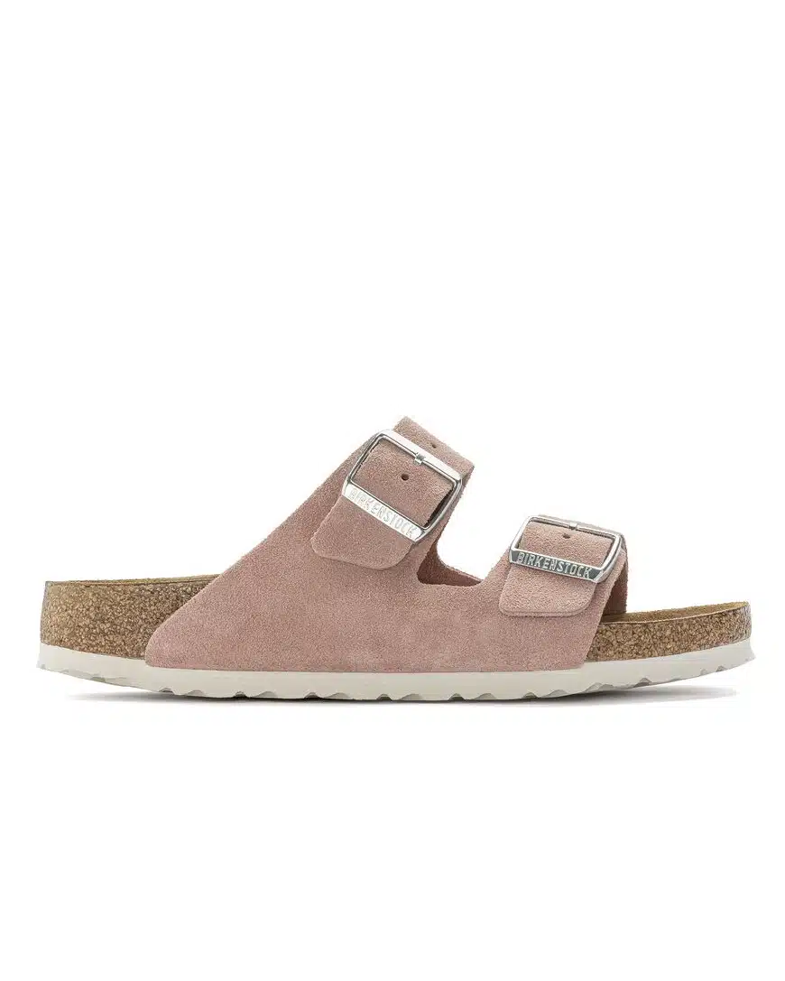 Birkenstock Arizona Soft Footbed Suede Leather Slides-20298431