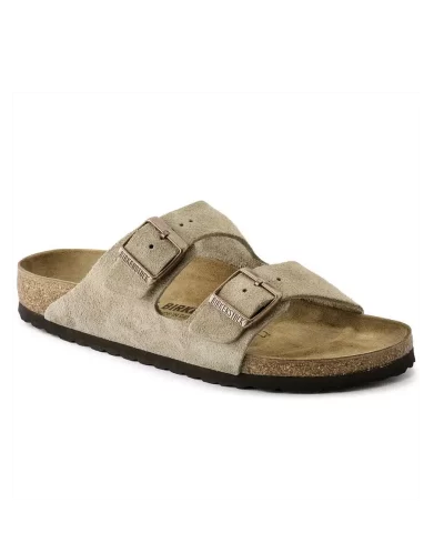 Birkenstock Arizona Suede Leather Slides 1