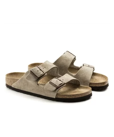Birkenstock Arizona Suede Leather Slides 4