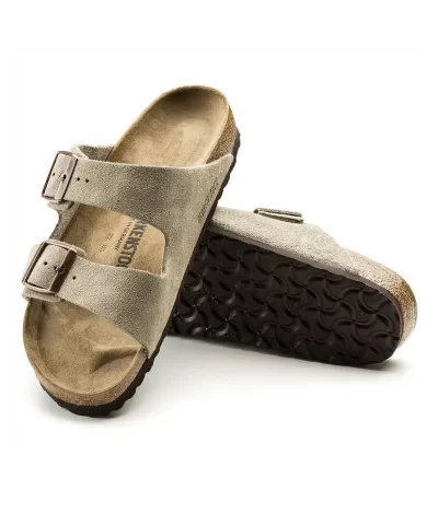 Birkenstock Arizona Suede Leather Slides 5
