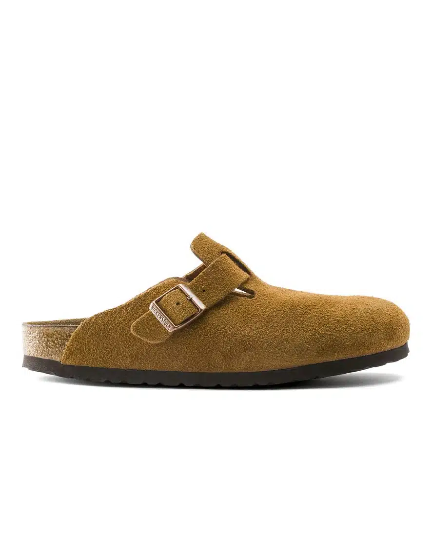 Alternative view of Birkenstock Boston Soft Footbed Suede Leather, Taupe