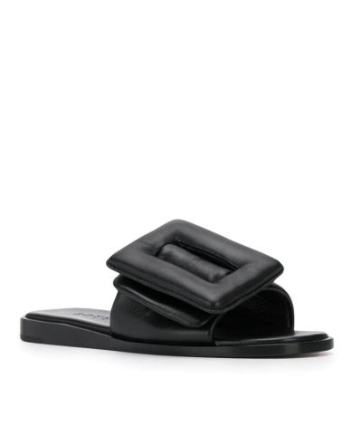 Bogy Puffy Single Band Buckle Leather Sandal 1