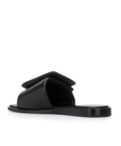 Bogy Puffy Single Band Buckle Leather Sandal 2
