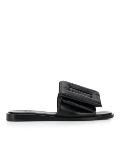 Bogy 'Puffy' Single Band Buckle Leather Sandal-20257860