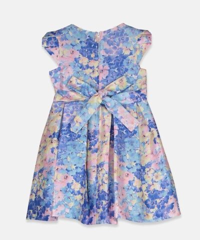 Bonnie Jean Toddler Girls Floral Print Cap Sleeve Dress 1