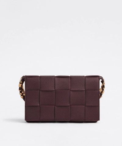Bottega Veneta Cassette Leather Crossbody Bag, Penny-20246332