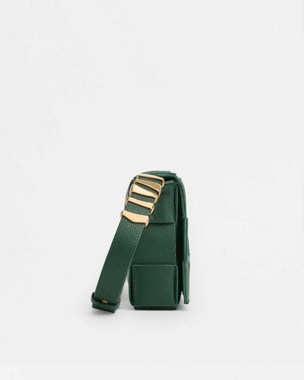 Alternative view of Bottega Veneta Cassette Leather Crossbody Bag, Raintree