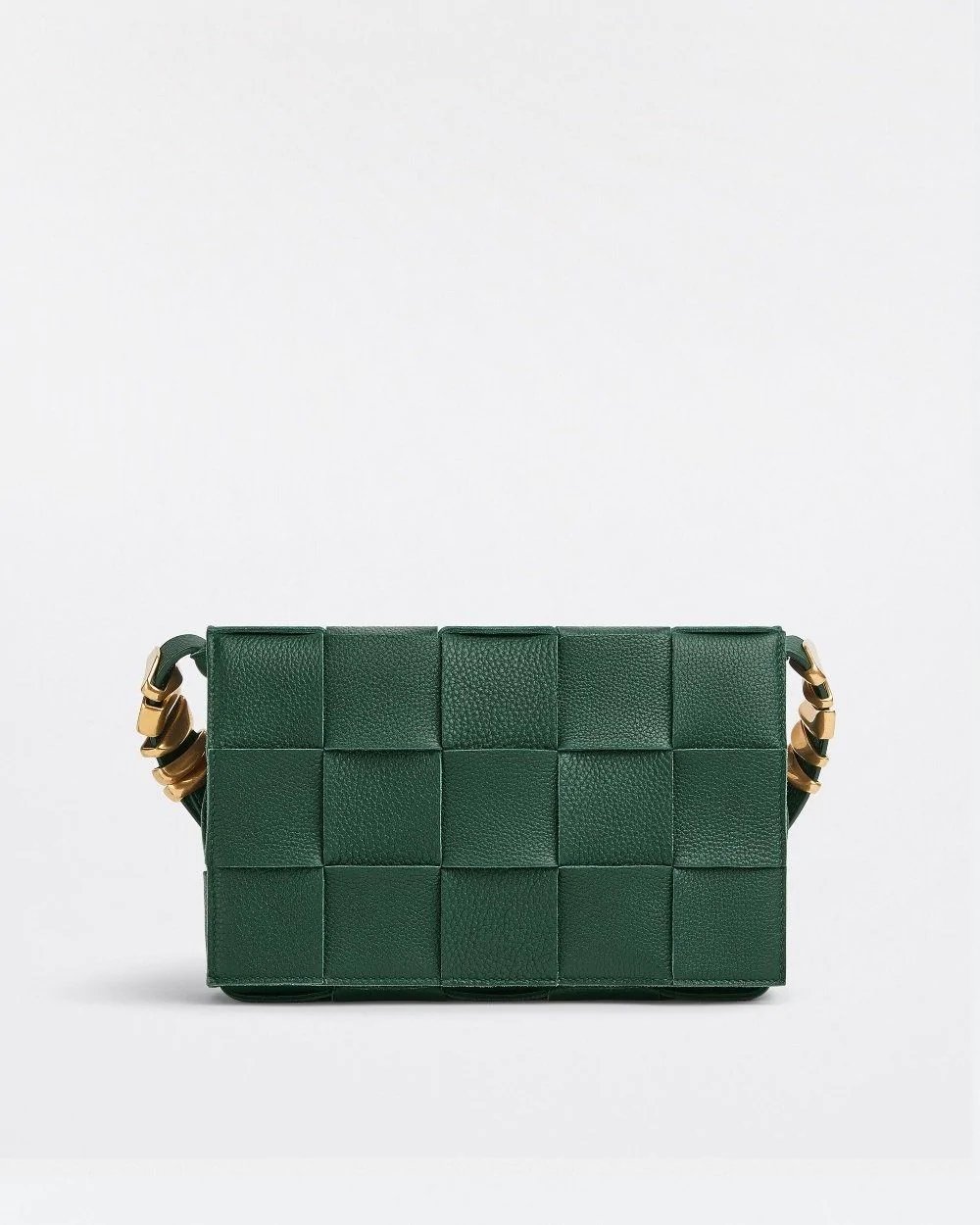 Bottega Veneta Cassette Leather Crossbody Bag, Raintree-20246326
