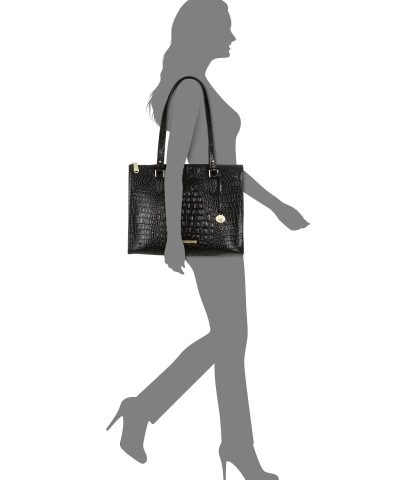 Brahmin Anywhere Melbourne Embossed Leather Tote 2