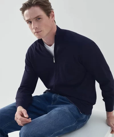 Brunello Cucinelli Cashmere And Silk Lightweight Cardigan With Zipper 6