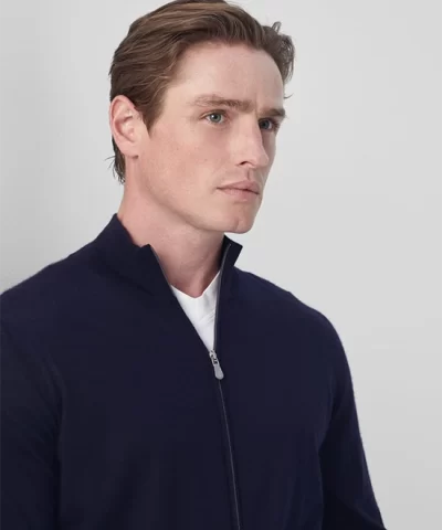 Brunello Cucinelli Cashmere And Silk Lightweight Cardigan With Zipper 7