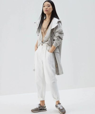 Brunello Cucinelli Cashmere Cardigan With Shiny Shoulder Embroidery 2