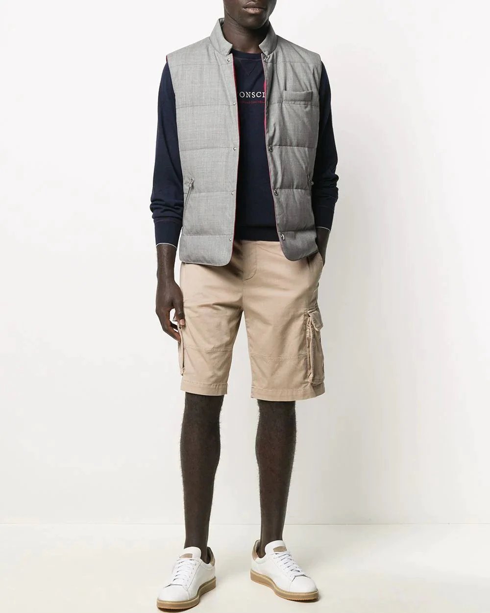 Alternative view of Brunello Cucinelli Slogan Crew-Neck Sweatshirt