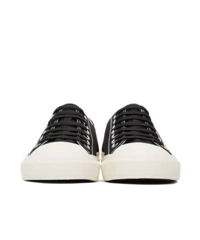Alternative view of Burberry Black & Yellow Gabardine Larkhall Sneakers
