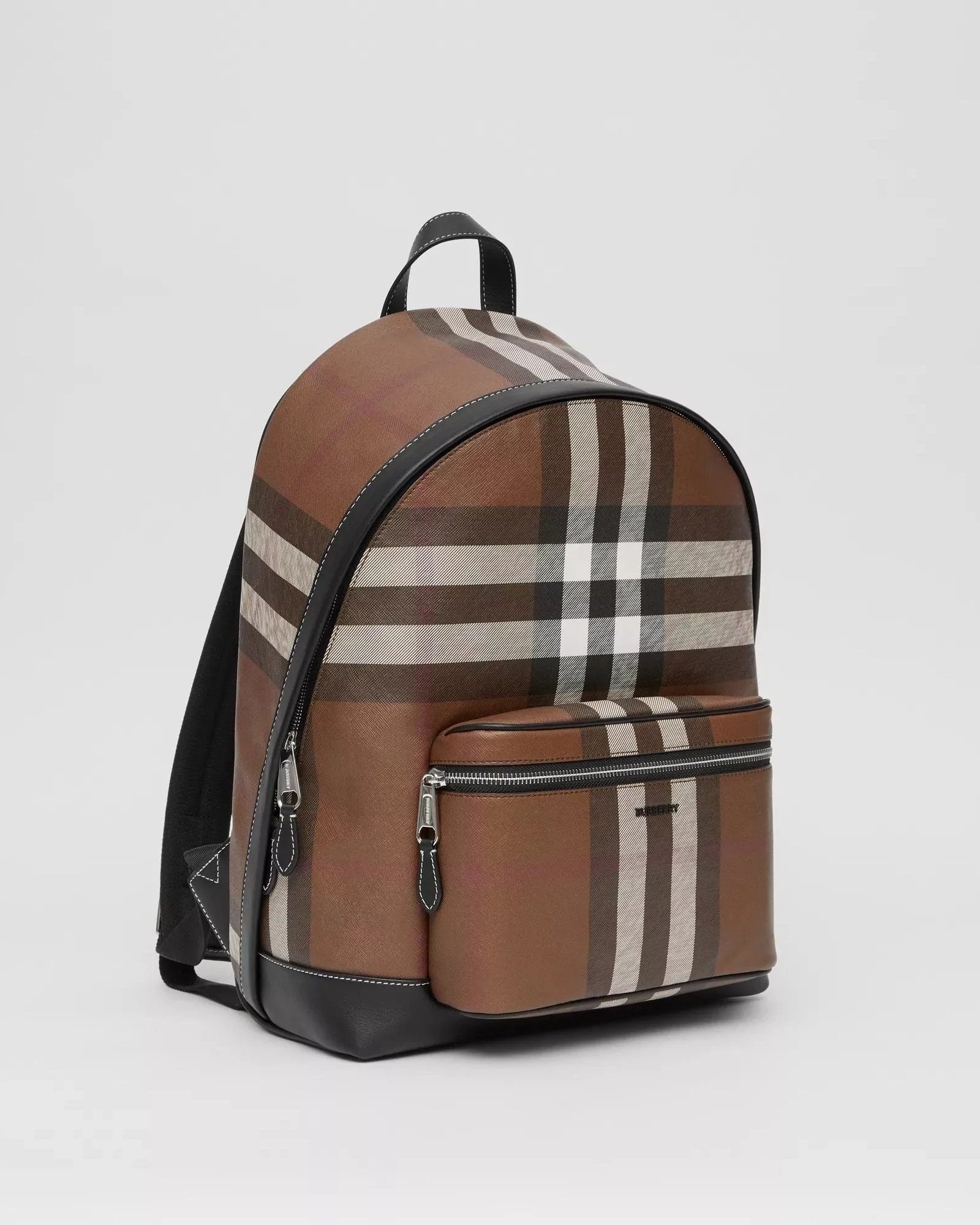 Alternative view of Burberry Check E-Canvas Backpack