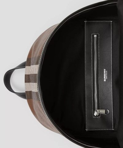 Burberry Check E Canvas Backpack 3