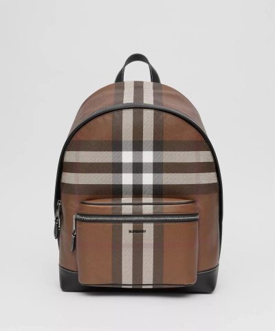Burberry Check E-Canvas Backpack-20259267