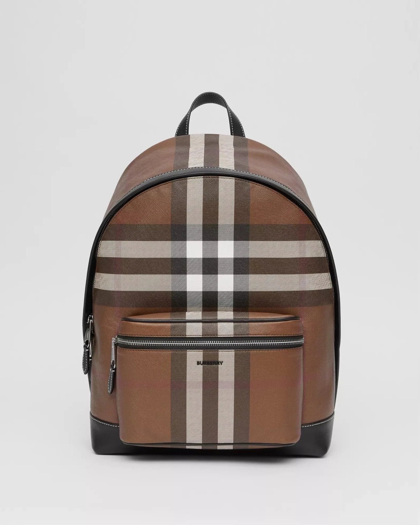 Burberry Check E-Canvas Backpack-20259267