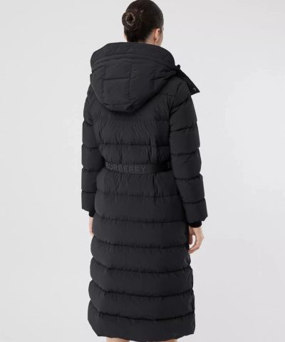 Burberry Detachable Hood Belted Puffer Coat - Image 3