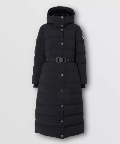 Burberry Detachable Hood Belted Puffer Coat - Image 4