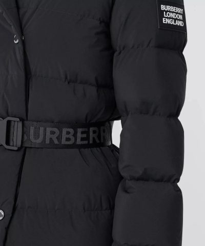 Burberry Detachable Hood Belted Puffer Coat 4 1