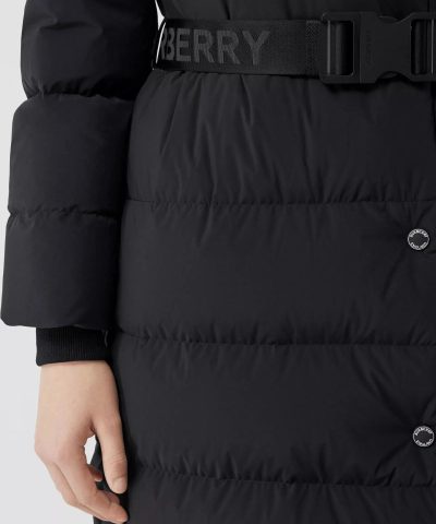 Burberry Detachable Hood Belted Puffer Coat - Image 6