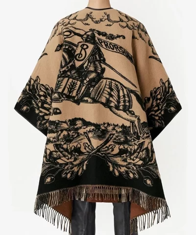 Burberry EKD Forest Wool Cape 3