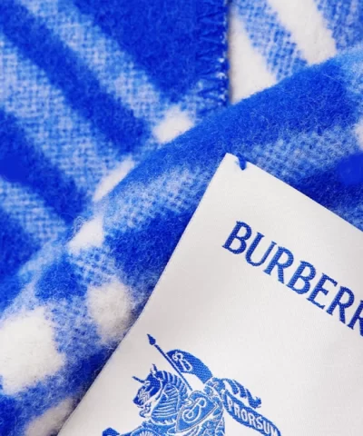Burberry Hooded Checked Wool-Jacquard Scarf - Image 7