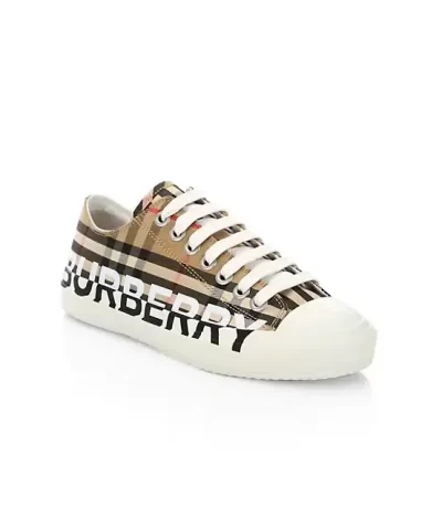 Alternative view of Burberry Larkhall Vintage Check Canvas Sneakers