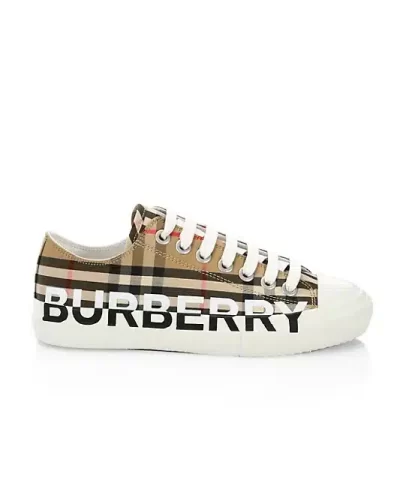 Burberry Larkhall Vintage Check Canvas Sneakers-20297523
