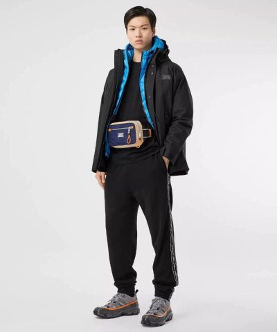 Burberry Logo Appliqué Two-tone ECONYL® Bum Bag - Image 8
