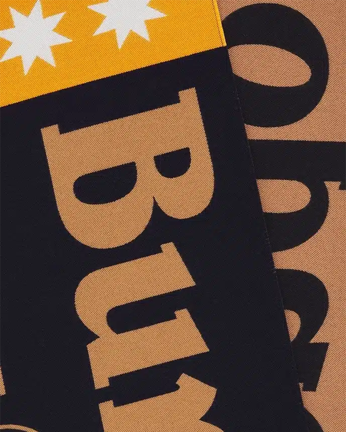 Alternative view of Burberry Logo-Jacquard Fringed Scarf
