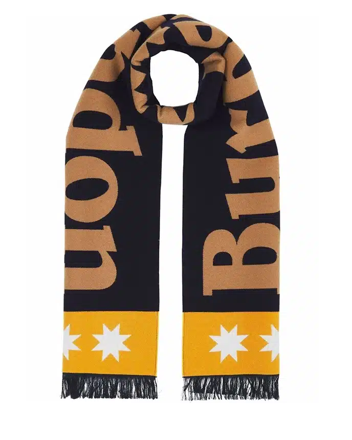 Burberry Logo-Jacquard Fringed Scarf-20313902