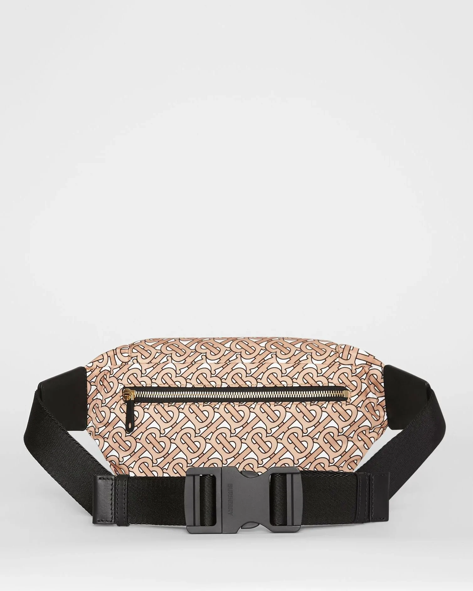 Alternative view of Burberry Medium Monogram Print Bum Bag, Beige