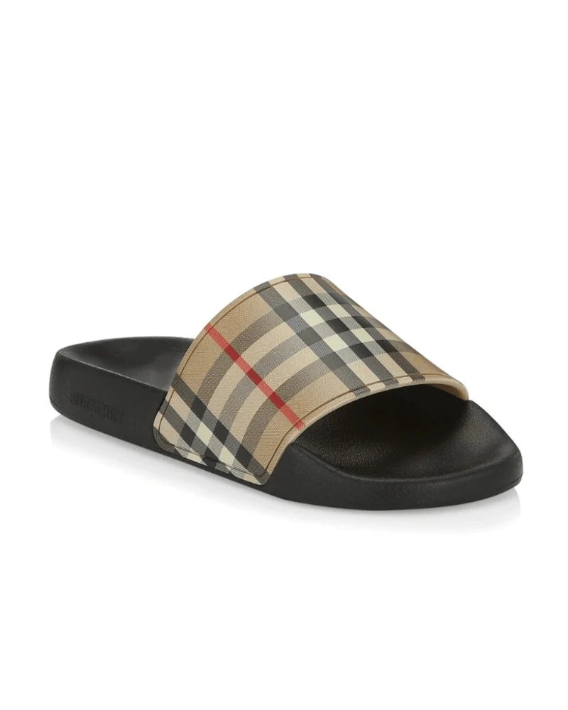 Alternative view of Burberry Men's Furley Vintage Check Pool Slides