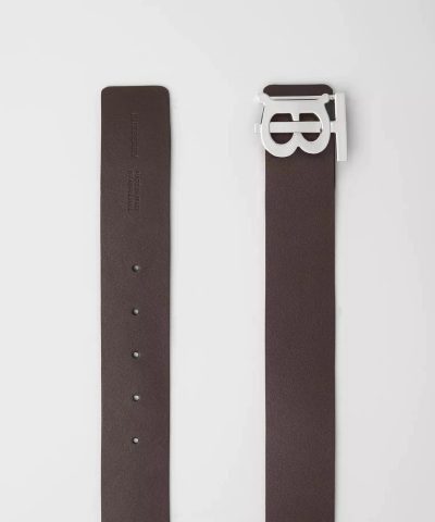 Burberry Men's Reversible Monogram Motif Leather Belt - Image 3
