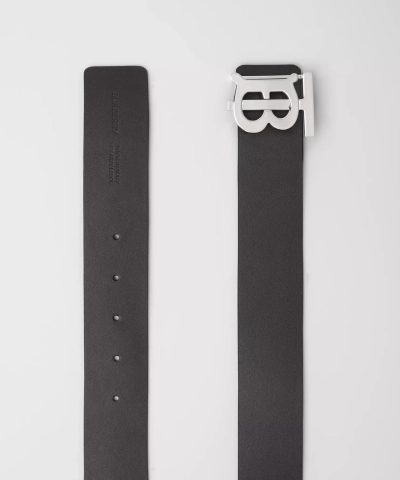 Burberry Men's Reversible Monogram Motif Leather Belt - Image 5