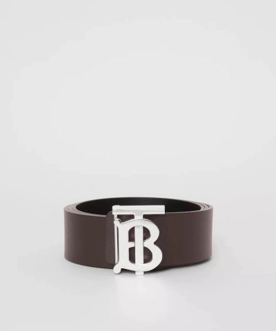 Burberry Men's Reversible Monogram Motif Leather Belt - Image 6