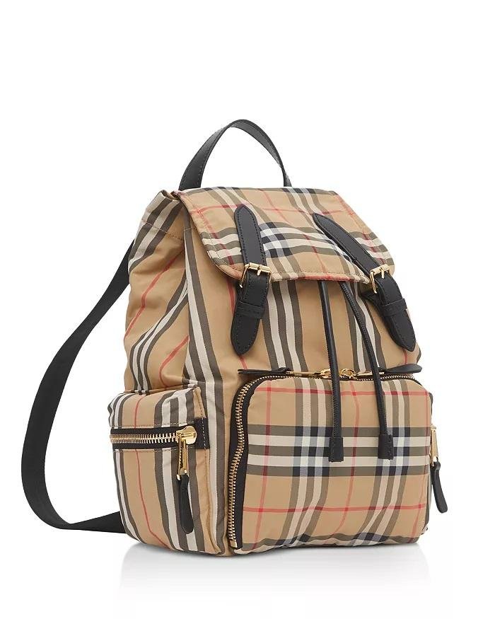 Alternative view of Burberry The Medium Rucksack in Vintage Check ECONYL®