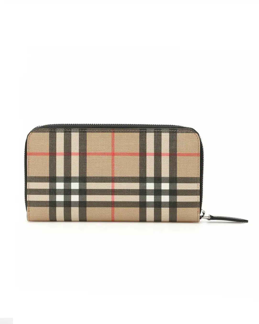 Burberry Vintage Check and Leather Ziparound Wallet-20298751