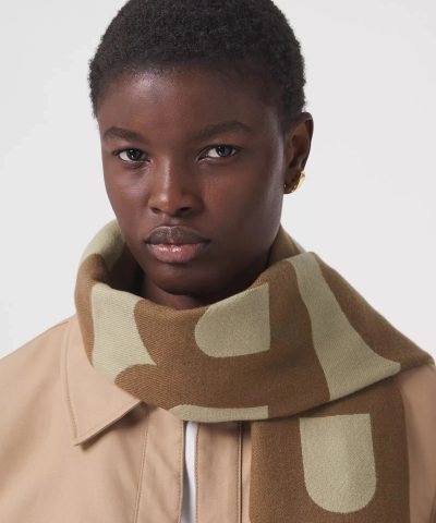 Alternative view of Burberry Women's Logo Wool Jacquard Scarf