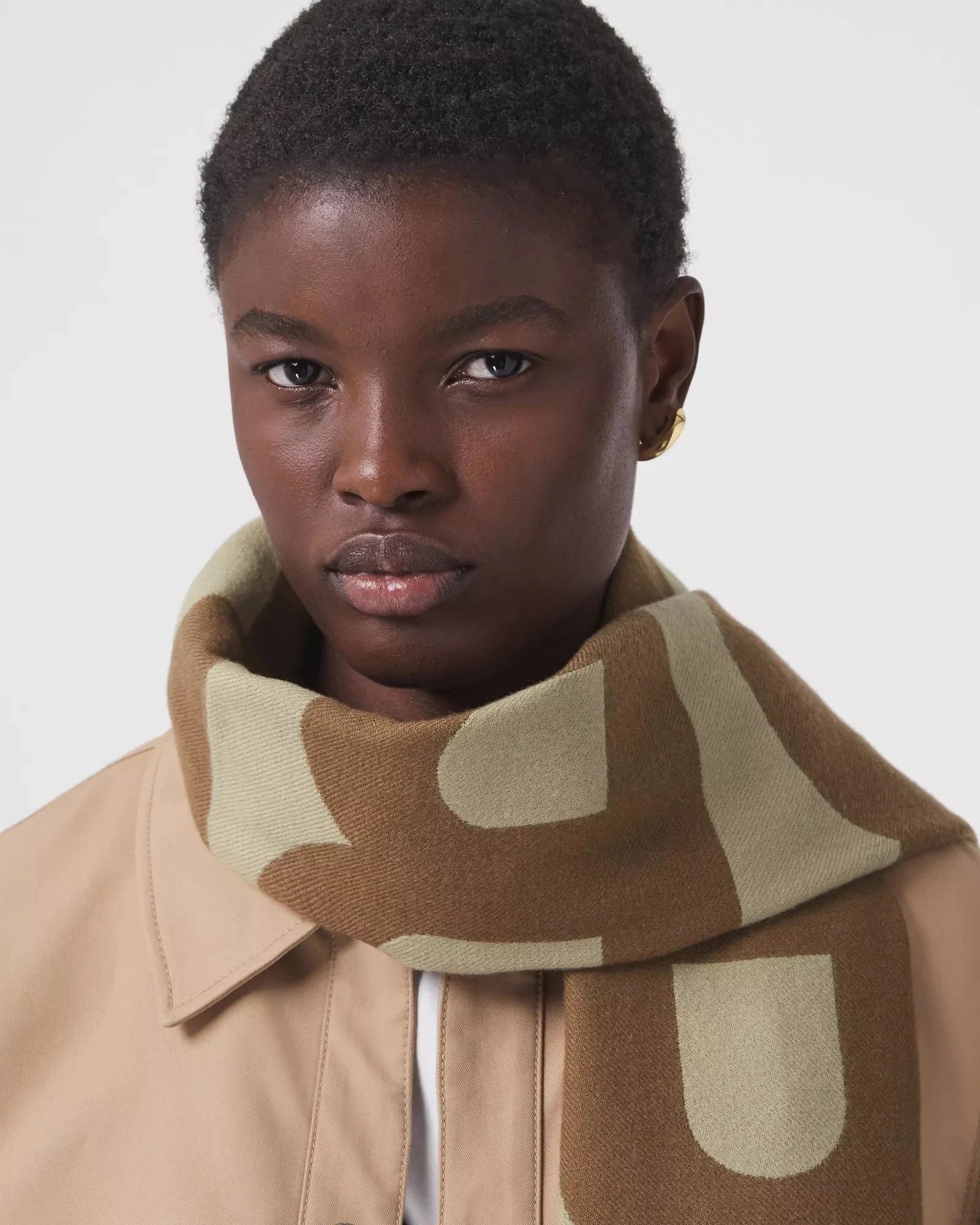 Alternative view of Burberry Women's Logo Wool Jacquard Scarf